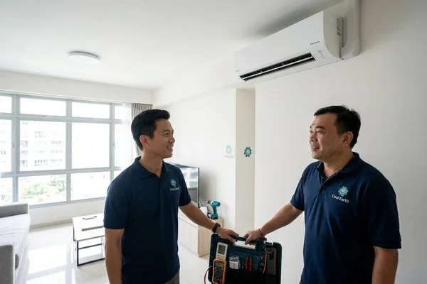 Aircon Installation work example 3