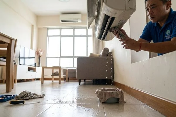 Aircon Leaking Water work example 1