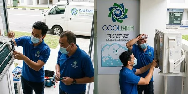 Map showing Cool Earth Aircon Circuit Road office location